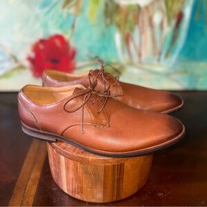 NEW Clarks Broyd Walk Oxford Tan Leather Loafer Size 13M